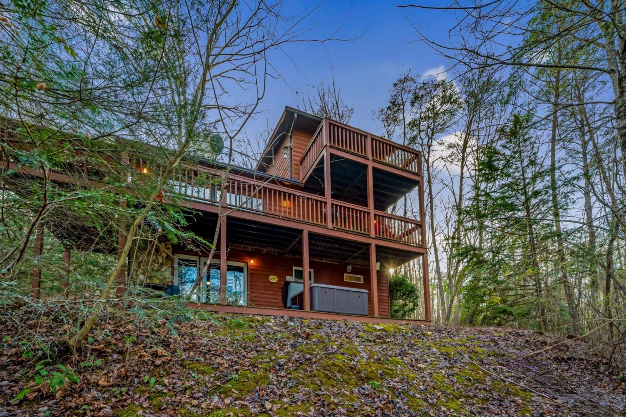 Peaceful Living Minutes From Blue Ridge Hot Tub Pool Tableヴィラ エクステリア 写真